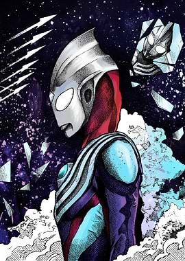 Ultraman Tiga Cosmic Illustration