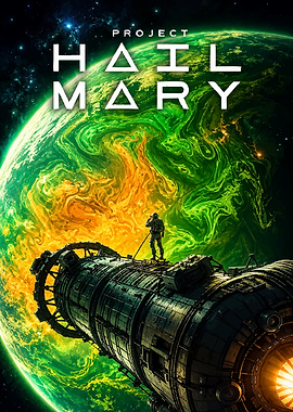 Project Hail Mary Space Poster