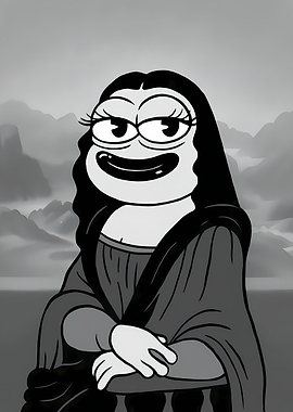 Pepe the Frog Mona Lisa Parody