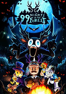 99 Nights in the Forest Poster
