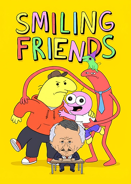 Smiling Friends Cartoon Poster