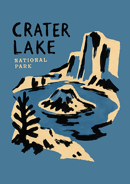 Crater Lake National Park Poster