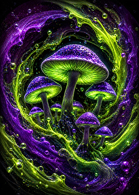 Glow-in-the-Dark Mushrooms