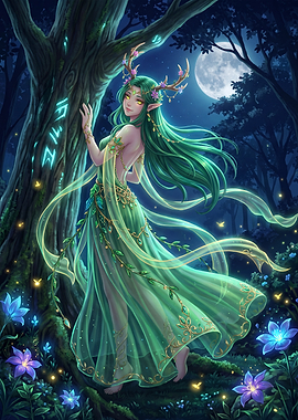 Enchanted Forest Elf Goddess