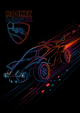 Neon Rocket League Octane Car