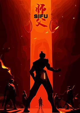 Sifu Video Game Poster Art