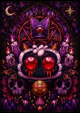 Cult of the Lamb Stained Glass