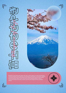 Whispers of Fuji Japanese Poster