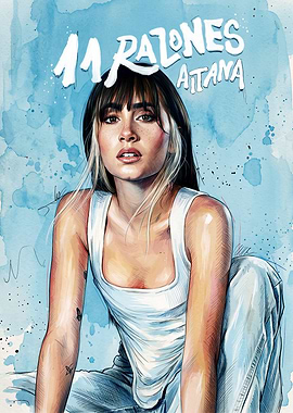 Aitana 11 Razones Album Art Illustration