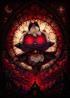 Cult of the Lamb Stained Glass