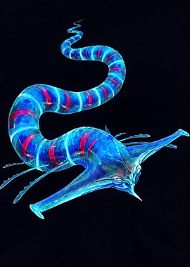 Subnautica Ghost Leviathan Creature Art