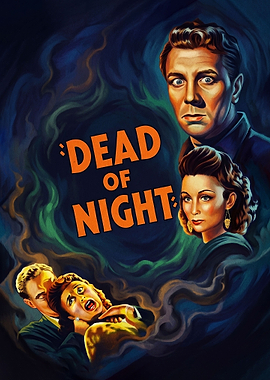 Dead of Night Vintage Movie Poster