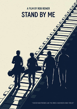 Stand By Me Minimalist Movie Poster