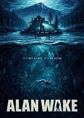 Alan Wake Lake Ocean Poster