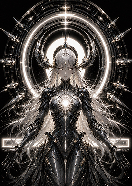 Ethereal Celestial Warrior Goddess