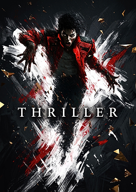 Michael Jackson Thriller Artistic Poster