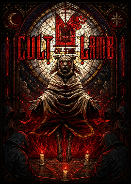 Cult of the Lamb Stained Glass