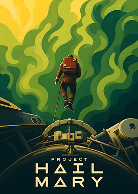 Project Hail Mary Space Poster