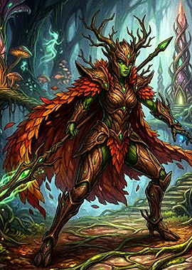 Forest Guardian Druid Warrior