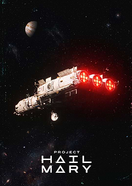 Project Hail Mary Movie Spacecraft Poster