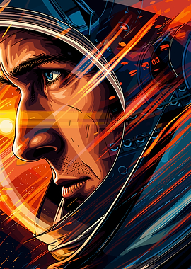 Ryan Gosling First Man Poster Art
