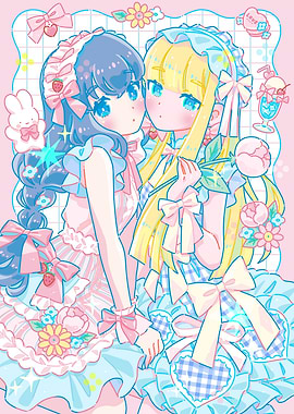 Cute Anime Girls in Lolita Fashion