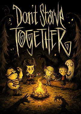 Don't Starve Together Campfire Scene