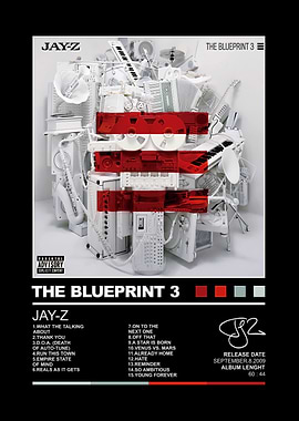 Jay-Z The Blueprint 3 Album Poster
