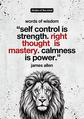 Inspirational Lion Quote Wall Art