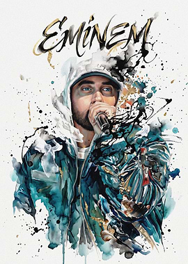 Eminem Portrait Art