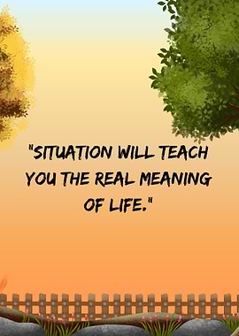 Inspirational Quote Nature Background