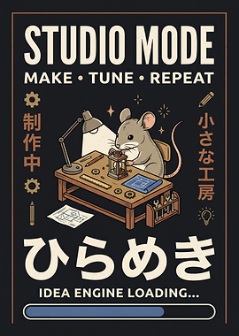 Studio Mode Mouse Workshop Poster