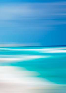 Abstract Motion Blur Tropical Beach