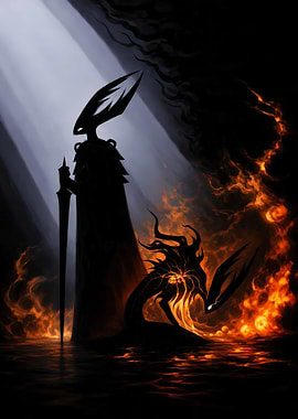 Hollow Knight Shadow and Fire