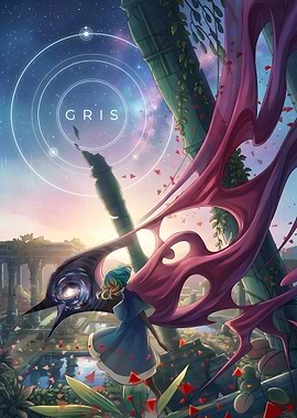 Gris Game Fan Art Illustration