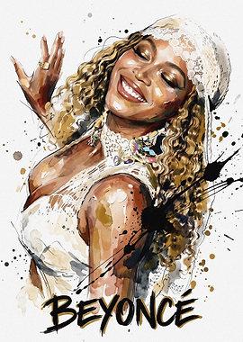 Beyoncé Portrait Art