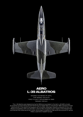 Aero L-39 Albatross Technical Poster
