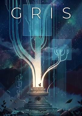 Gris Video Game Poster