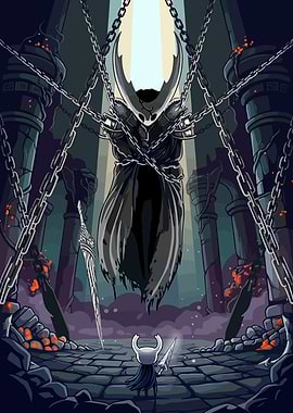 The Hollow Knight Confronts the Vessel