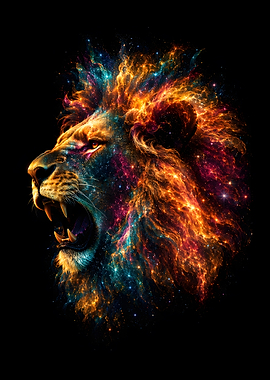 Cosmic Roaring Lion
