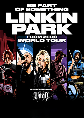 Linkin Park From Zero World Tour Poster
