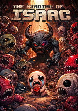 The Binding of Isaac Game Poster