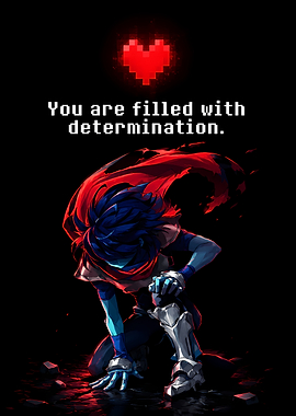 Undertale Kris Determination Fan Art
