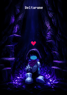 Deltarune Kris in Dark World