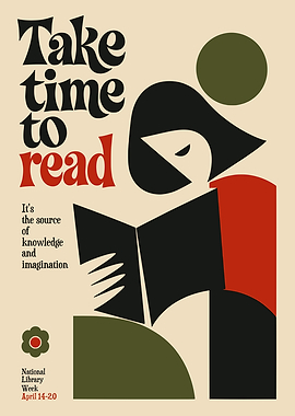 Take Time to Read Poster