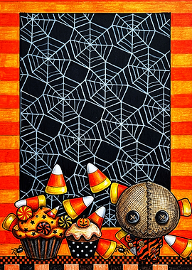 Sam Halloween Cupcake Art