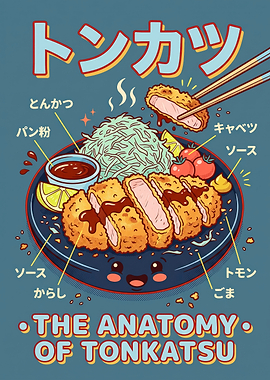 The Anatomy of Tonkatsu Poster