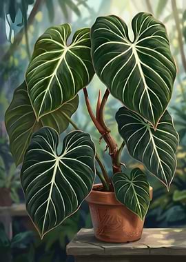 Philodendron Gloriosum Cozy Aesthetic