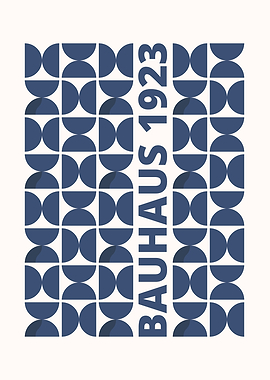 Bauhaus 1923 Geometric Poster