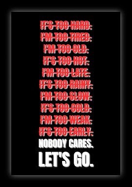 Inspirational Motivational Quote Poster